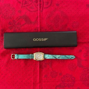 GOSSIP LEATHER WATCH IN ORIGINAL CASE